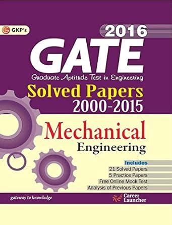 Download Solved Gate Papers For Mechanical Engineering 