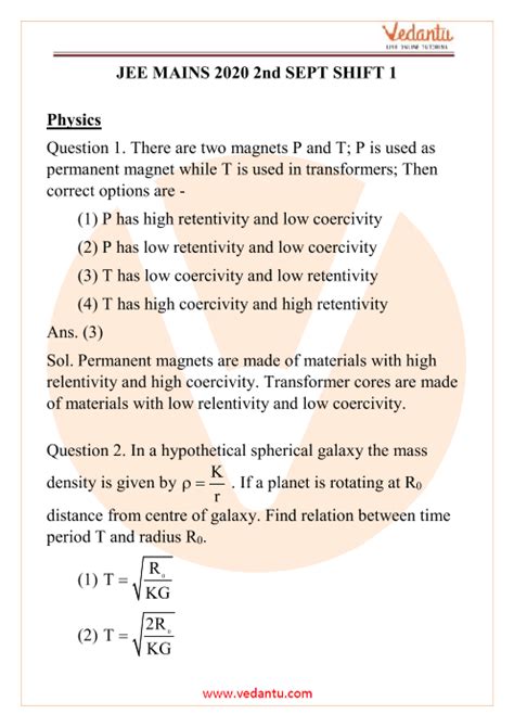 Read Online Solved Paper Jee Main 11 4 14 Online 