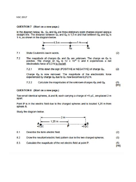 Download Solved Paper Of Electrostatic 