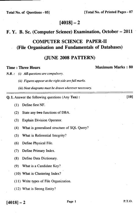 Read Solved Questions Papers Pune University 