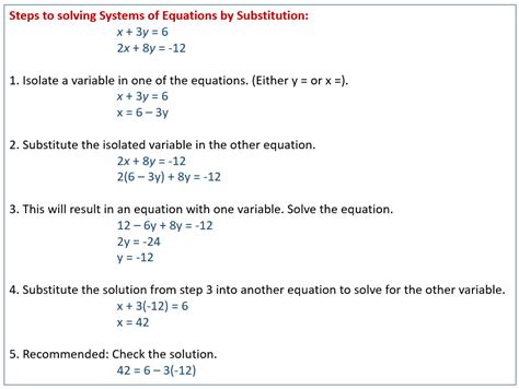 Solving A System Of Equations