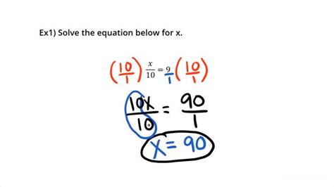Solving Equations With Division Math Study Com Division Of Equations - Division Of Equations