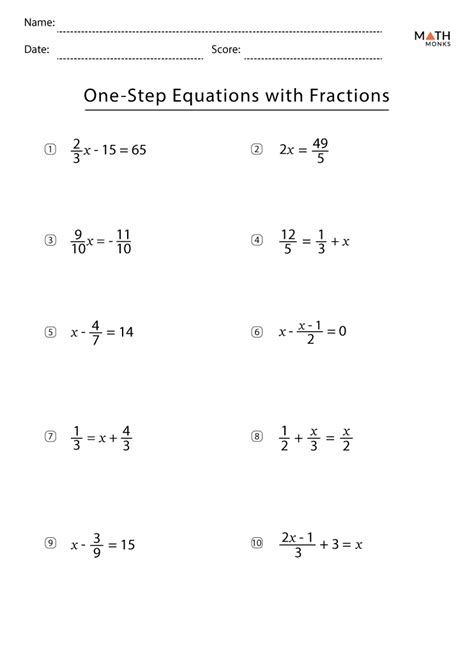 Solving Equations With Fractions Worksheet Solving Linear Equations With Fractions Worksheet - Solving Linear Equations With Fractions Worksheet