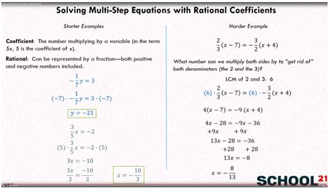 Solving Equations With Rational Coefficients Learny Kids Solving Equations With Rational Coefficients Worksheet - Solving Equations With Rational Coefficients Worksheet