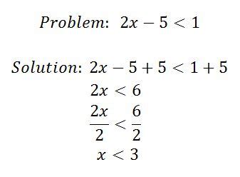 solving linear equations and linear inequalities sat