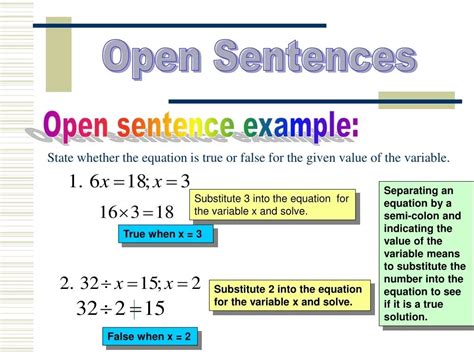 Solving Open Sentences Onlinemath4all Open Sentences Worksheet - Open Sentences Worksheet