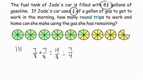 Solving Problems Using Fractions And Mixed Numbers Mixed Practice With Fractions - Mixed Practice With Fractions