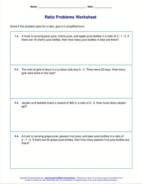 Solving Ratios Worksheet   Ratio Word Problems Worksheets Math Worksheets 4 Kids - Solving Ratios Worksheet