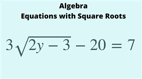 Solving Square Root Equations Article Khan Academy Solving Equations Using Square Roots Worksheet - Solving Equations Using Square Roots Worksheet