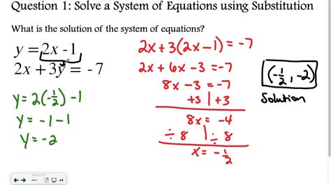 Solving Systems And Equations Of Substitutions Worksheet Solving Systems Of Equations Practice Worksheet - Solving Systems Of Equations Practice Worksheet