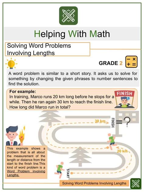 Solving Word Problems Involving Lengths 2nd Grade Math 2nd Grade Sentence Length Worksheet - 2nd Grade Sentence Length Worksheet