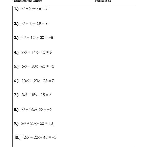 Full Download Solving Quadratic Equations By Factoring Worksheet Answer Key 