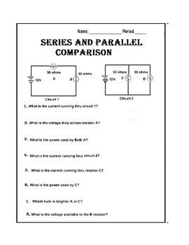 Read Online Solving Series And Parallel Circuits Worksheet 