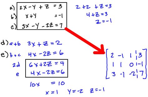 Download Solving Systems Of Linear Equations Using Matrices 