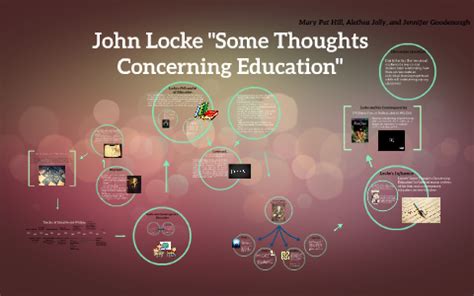 some thoughts concerning education summary statement