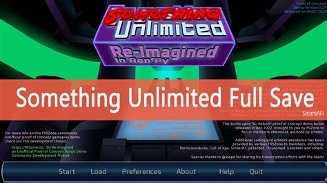 Something Unlimited Guide