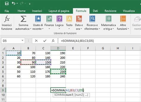 Sommare In Excel