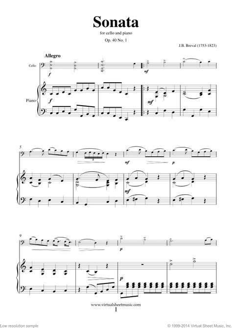 sonata breval cello pdf