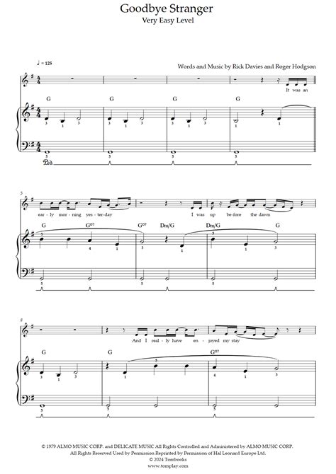 Song Goodbye Stranger
