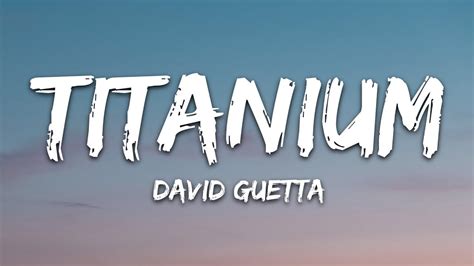 Song Lyrics Titanium