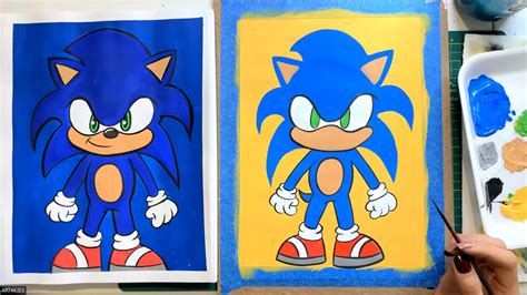 Sonic Dibujo Facil