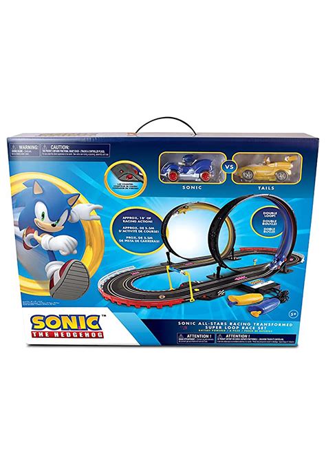 Sonic   Tails Super Loop Slot Car Race Set From Nkok - Alt Slot