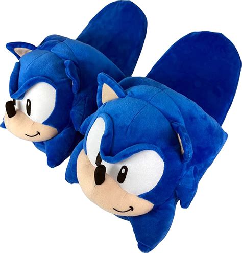 Sonic The Hedgehog Pantuflas Sonic Para Niños Diseño Zapatillas De Sonic Juguetes - Zapatillas De Sonic Juguetes