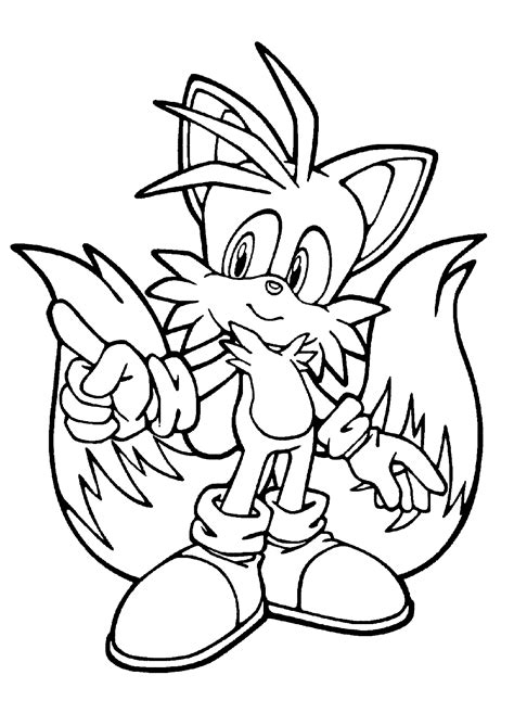 Sonic X Coloring Pages