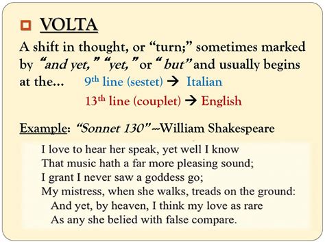 sonnet volta