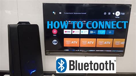 sony android tv speaker connection