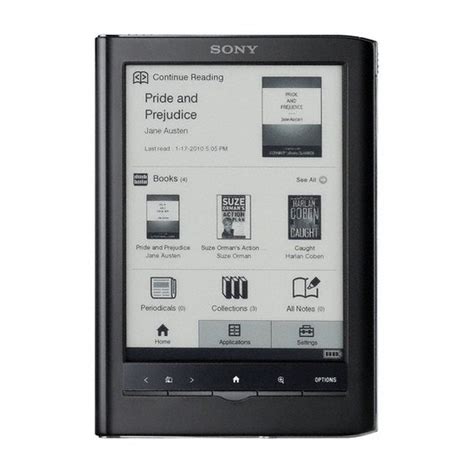 Read Sony Reader Touch Edition Manual 