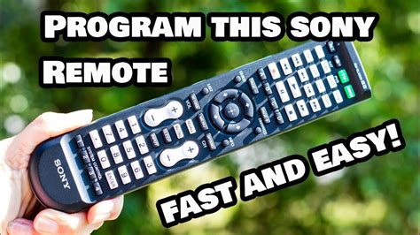 Read Online Sony Remote Programming Guide 