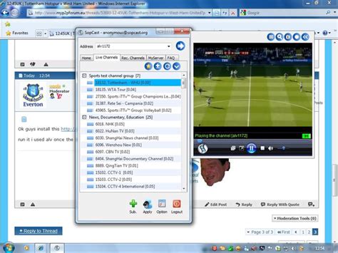 sopcast | Ti SopCast Xem bng trc tuyn Downloadcomvn