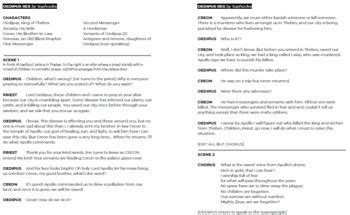 sophocles biography oedipus rex scripting