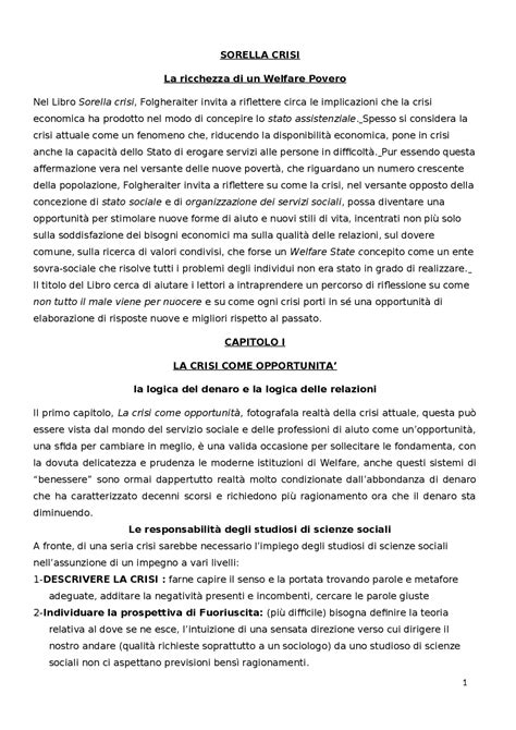 Sorella Crisi