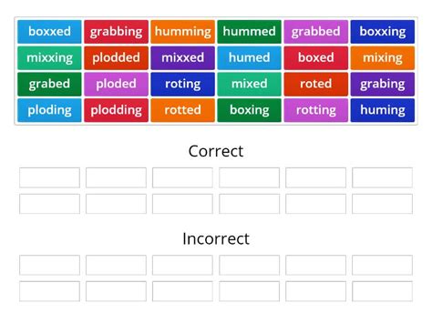 Read Online Sort Adding Ed Ing 