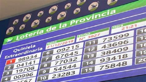 sorteo quiniela provincia!