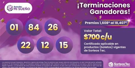 Sorteo Tec Resultados