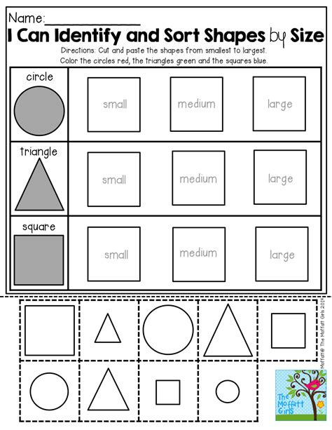 Sorting Shapes Worksheet Kindergarten Pdf Kindergarten Color Sorting Worksheet - Kindergarten Color Sorting Worksheet