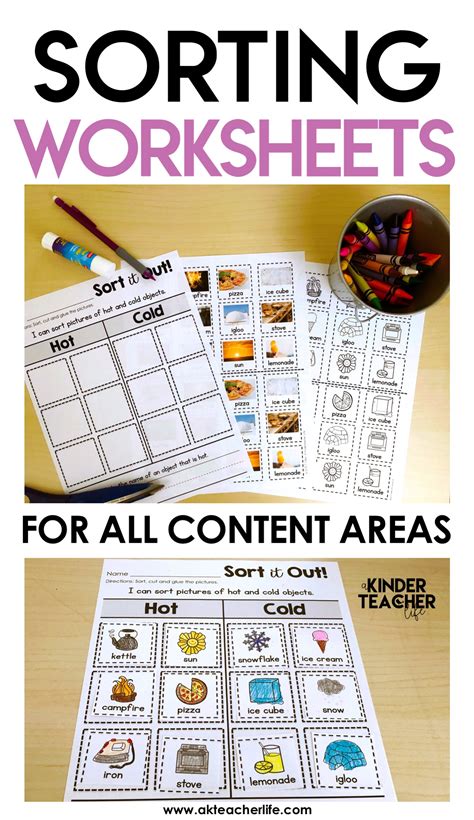 Sorting Worksheets In Pdf A Skill Building Activity Sorting Worksheets For Preschool - Sorting Worksheets For Preschool