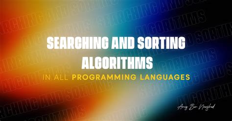 Download Sorting And Searching Algorithms By Thomas Niemann 