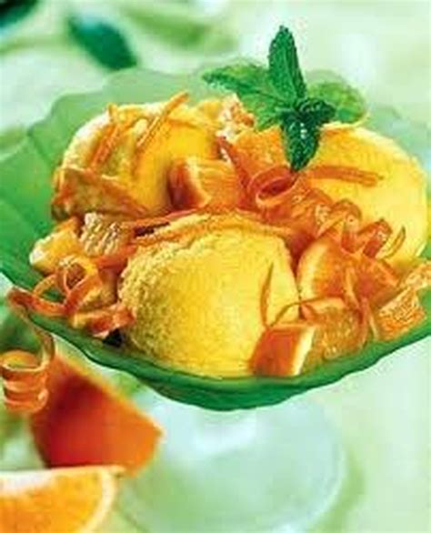 sorvete de laranja