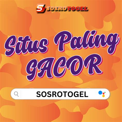 SOSRO TOGEL 🏡 sosrotogel