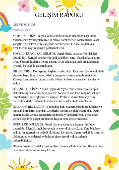sosyal gelişim raporu örnekleri haberleri . 