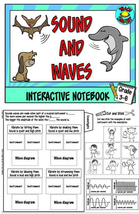 Sound Waves Digital Interactive Notebook Activity Kristi Harjo Sound Waves Worksheet Middle School - Sound Waves Worksheet Middle School