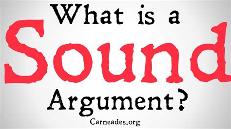 Image related to sound-argument-definition