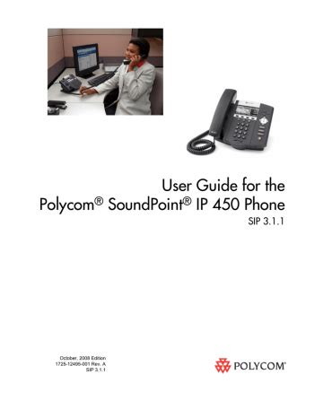Full Download Soundpoint Ip 450 User Guide 