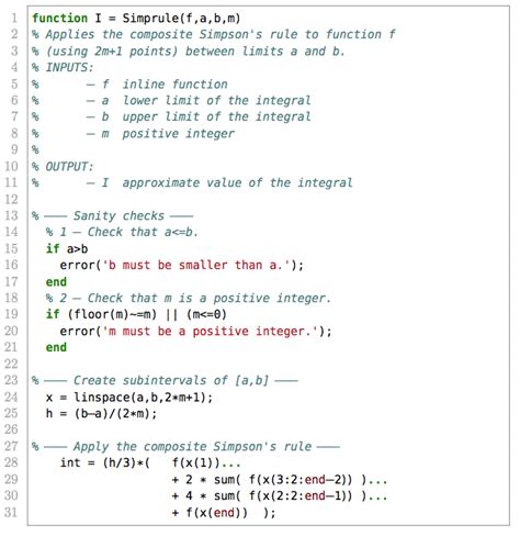 sourcecode How can I get proper Matlab syntax when typesetting Matlab