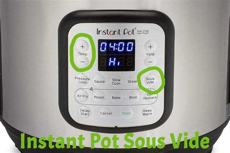 Sous Vide Instant Pot