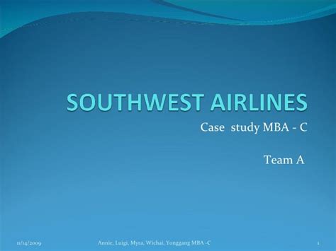 Read Southwest Airlines Case Study Solution 